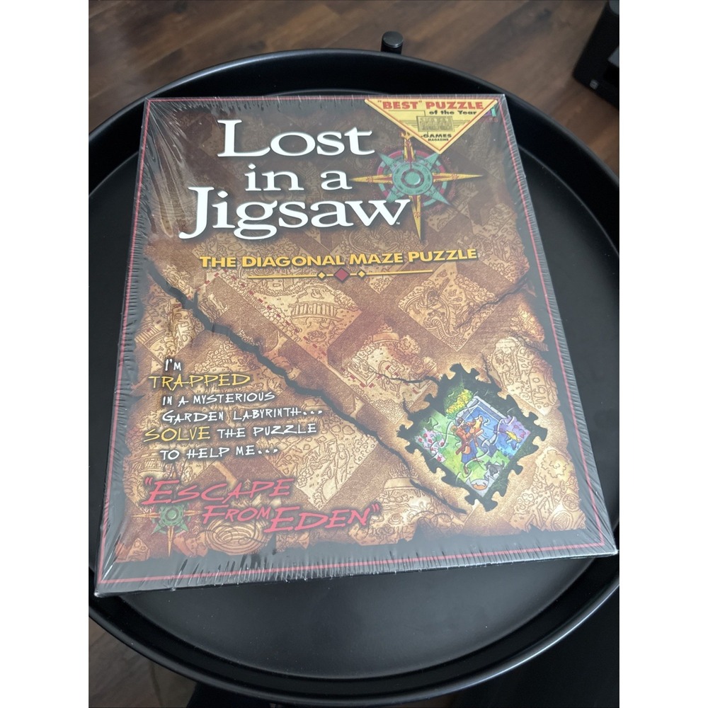 New Lost In A Jigsaw - The Diagonal Maze Puzzle - Buffalo Games Inc -‎ Sealed!!